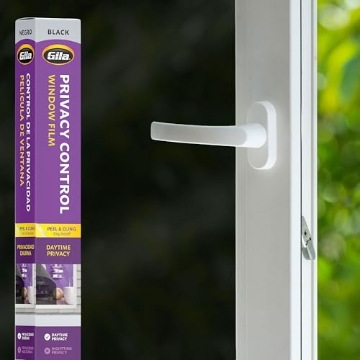 Picture of GILA 50146281 Gila Privacy Black Static Cling Residential DIY Window Film No Glue No Adhesive 3ft x 6.5ft (36in x 78in) - PB78 (EA)