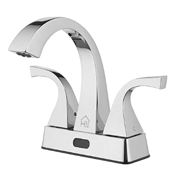 Picture of HOMEWERKS 27-B423S-HW Homewerks 27-B423S-HW Two-Handle 4" Centerset Touchless Chrome Bathroom Faucet (EA)