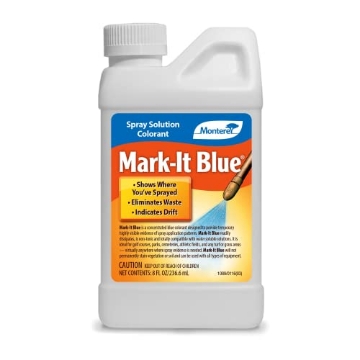 Picture of Monterey Mills LG1130 Monterey Mark-It Blue - Spray Solution Colorant Chemical Marker Dye for Insecticide, Herbicide, and Fungicide, 8 oz (EA)