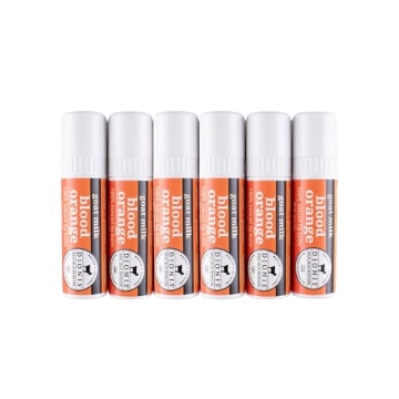 Picture of Creative Nail Design C33343-6 Dionis - Goat Milk Skincare Scented Lip Balm, Set of 6 (0.28 oz), Moisturize Dry and Chapped Lips, Cruelty-free and Paraben-free (Blood Orange) (PK-6-EA)