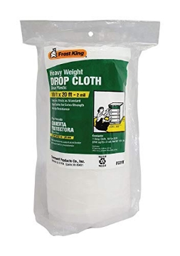 Picture of FROST CUTLERY CO P221RT THERMWELL PRODUCTS CO INC Frost King 10 ft. W x 20 ft. L x 2 mil Plastic Drop Cloth 1 pk (EA)