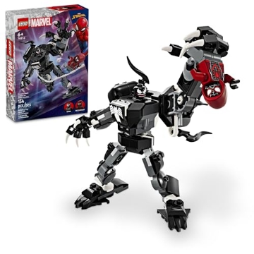 Picture of Lego 76276 LEGO Marvel Venom Mech Armor vs. Miles Morales, Posable Action for Kids, Marvel Building Set with Minifigures, Travel Toy, Super Hero Battle Gift for Boys and Girls Aged 6 and Up, 76276 (EA)