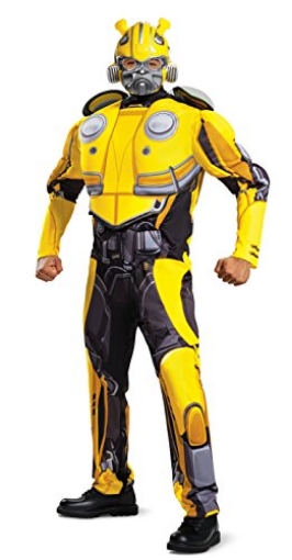 Picture of Disguise DG12546D Disguise Men's Bumblebee Movie Classic Muscle Adult Costume, yellow, L/XL (42-46) (EA)