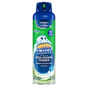 Picture of JOHNSON SC & SONS INC 70589 Scrubbing Bubbles Mega Bathroom and Shower Foamer Aerosol, Rainshower Scent, 20oz (PK-8-EA)