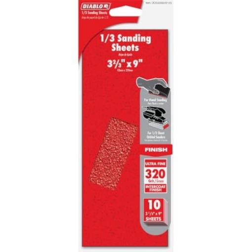 Picture of Diablo DCS323320S10G Freud Diablo 1/3 Sheets 320G (EA)