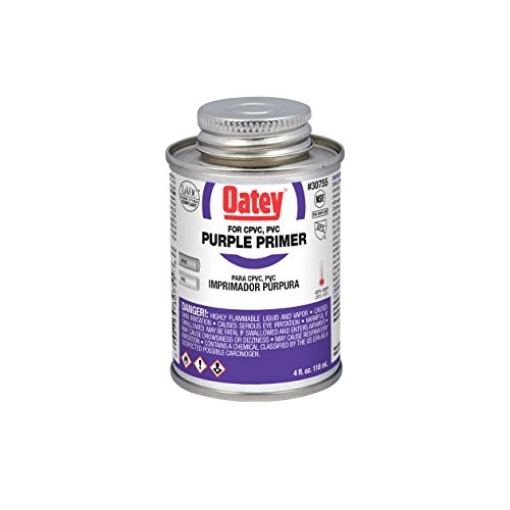 Picture of OATEY CO 30755 Homax Products Oatey G30755 PVC Primer, 903 Series, Purple 1/4 Pint Can, 1-Pack (EA)