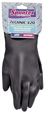 Picture of SPONTEX 33545 SPONTEX 33545 Technic 420 Gloves, Neoprene (EA)