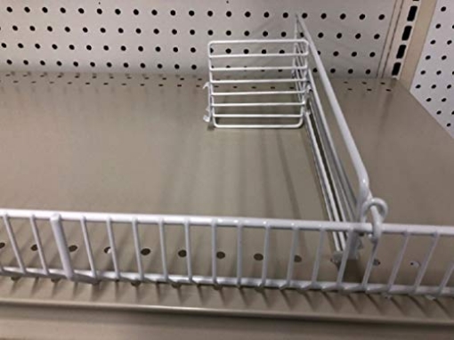 Picture of TRION INDUSTRIES T304.WHITE Trion 3 in. H x 4 in. W x 1/2 in. L Powder Coated White Wire Divider (EA)