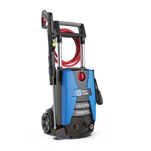 Picture of AR NORTH AMERICA INC BC 383HSS AR Blue Clean BC383HSS Electric Pressure Washer-2150 PSI, 1.6 GPM, 13 Amps Quick Connect Accessories, Telescopic Handle, On Board Storage, Portable Pressure Washer, High Pressure, Car Washer, Patio (EA)