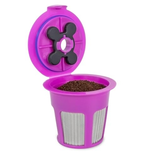 Picture of ADRIAN RIVERA MAYNEZ ENTERPRISES IN K11220 Perfect Pod Universal Café Cup, Reusable Coffee Pod for Keurig, Refillable Coffee Filter Compatible with both Single Stream and Supreme Multi-Stream Keurig Brewers (EA)