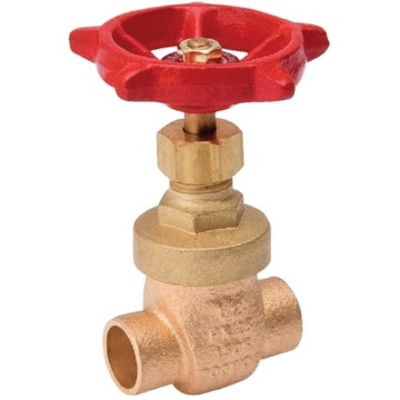 Picture of Mueller 100-704NL Muellar #100-704NL 3/4" CxC Brass Gate Valve (EA)