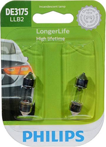 Picture of Philips Monitors DE3175LLB2 Philips automotive lighting DE3175 LongerLife Miniature Bulb, 2 Pack (DE3175LLB2) (EA)