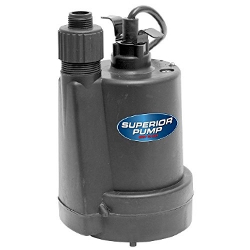 Picture of SUPERIOR PUMP 91250 Superior Pump 1/4 HP Submersible Thermoplastic Utility Pump (EA)