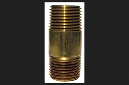 Picture of JMF COMPANY 47026 JMF 1/4 in. MPT x 6 in. L Red Brass Nipple (PK-5-EA)