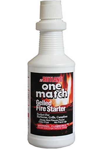 Picture of RUTLAND FIRE CLAY COMPANY 49Q ONE MATCH Rutland 49Q 1 Quart Gelled Fire Starter (PK-12-EA)