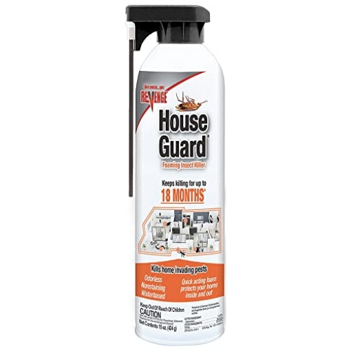 Picture of BONIDE PRODUCT 46640 Bonide Revenge House Guard Foaming Insect Killer, 15 oz Ready-to-Use Aerosol Spray, Long Lasting Protection Indoors, Odorless and Nonstaining (PK-12-EA)