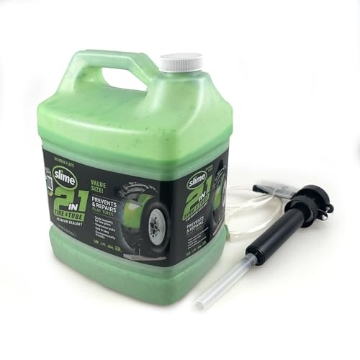 Picture of Slime 10195 Slime 10207 2-in-1 Tire & Tube Sealant Puncture Repair Sealant, 2-in-1, Premium, Prevent and Repair, Suitable for All Off-Highway Tires and Tubes, Non-Toxic, Eco-Friendly, 1 Gallon jug (PK-2-EA)