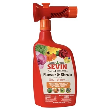 Picture of GULF STREAM HOME & GARDEN 100550344 Sevin 3-in-1 Flower & Shrub RTS 32OZ (EA)