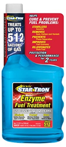 Picture of Star Micronics, Inc 093032 STAR BRITE Star Tron Enzyme Fuel Treatment - Concentrated Gasoline Formula - 1 oz. Treats 16 Gallons - 32 OZ (093032) (EA)