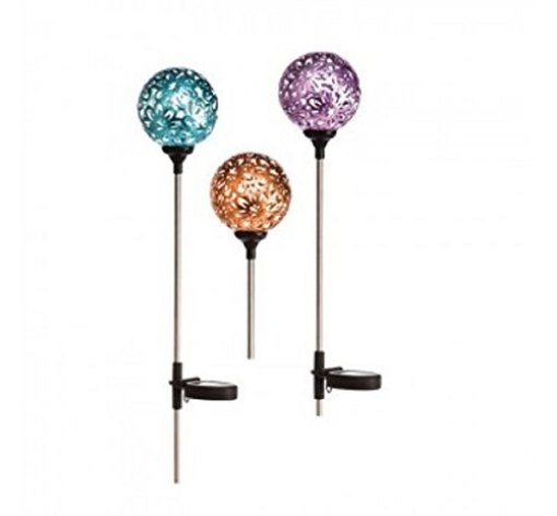 Picture of LUMINOUS GARDEN ZAC2SP4526 Luminous Garden Iron Multicolored 28.7 in. H Shimmering Solar Garden Stake (PK-12-EA)