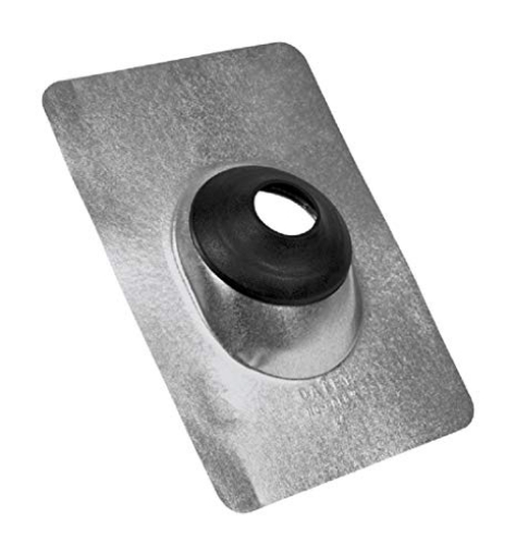 Picture of OATEY CO 11877 No Caulk Roof Flashing, Galvanized Aluminum Thermoplastic, 3-4-In. (PK-12-EA)
