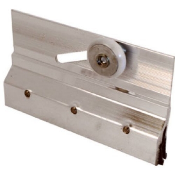 Picture of Prime M 6053 Slide-Co 191891 Frameless Shower Door Top Bracket Roller Assembly, 3/4 in. Round Plastic Wheel, Ball Bearings (EA)