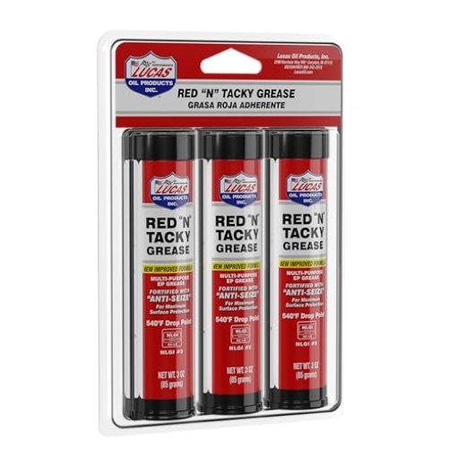 Picture of LUCAS OIL PRODUCTS INC 10318 Lucas Oil 10318 Red N Tacky Grease 3 Ounce Combo Pack (EA)