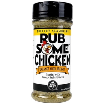 Picture of RUB SOME CHICKEN OW85185 Rub Some Chicken Savory Herbs & Garlic Seasoning , 6 OZ - packaging may vary (EA)