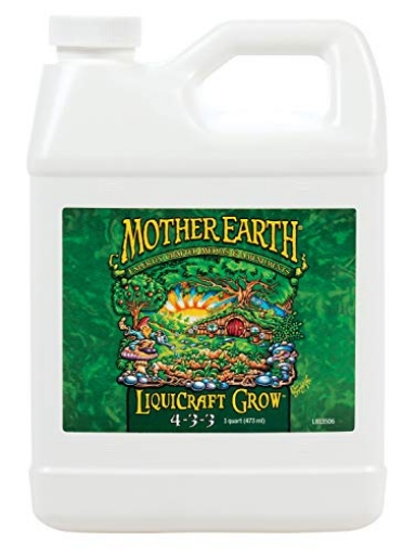 Picture of HYPONEX CORPORATION HGC733932 Mother Earth Products Mother Earth LiquiCraft Grow 4-3-3 Liquid Plant Fertilizer for Vegetative Plants, Flowers and Tomatoes, Quart (EA)