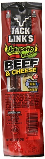 Picture of JCK 01040 Jack Link's Beef and Cheese Snack, Jalapeno Sizzle, Jalapeno,1.2 Ounce (Pack of 16) (PK-16-EA)