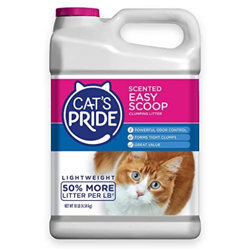 Picture of CAT'S PRIDE C01941-C60 Cat's Pride Lightweight Clumping Litter: Flushable Easy Scoop - Powerful Odor Control - Scented, 10 Pounds (EA)