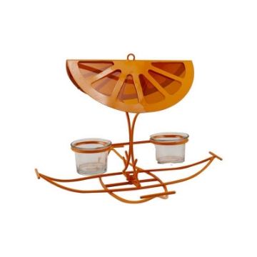 Picture of Wood Products Internation 25019 Panacea Audubon 053356 4 Ports Oriole Metal Fruit & Nut Feeder (EA)