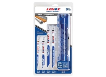 Picture of Lenox Tools 121439KPE Lenox 9-Pack Bi-Metal Reciprocating Saw Blade Set (EA)