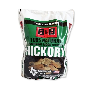 Picture of B&B CHARCOAL 00129 B&B Charcoal Hickory Wood Smoking Chunks 549 cu. in. - Case of: 1 (EA)