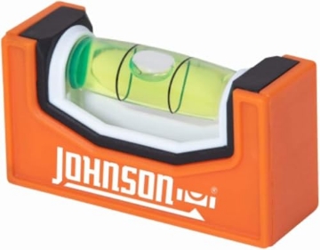 Picture of JOHNSON SC & SONS INC 1721P Johnson Level & Tool ‎1721P Magnetic Pocket Level, Easy Readability, Compact, Orange, 1 Level (EA)