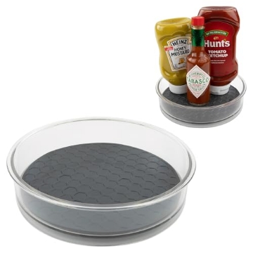 Picture of Ashley Chloe Inc A38500 Spectrum Lazy Susan Organizer, Hexa Round Small (1-Pack) - Lazy Susan Turntable for Cabinet, Refrigerator, Pantry, Table, & Shelf - Rotating & Spinning Pantry Organization & Storage for Fridge (EA)