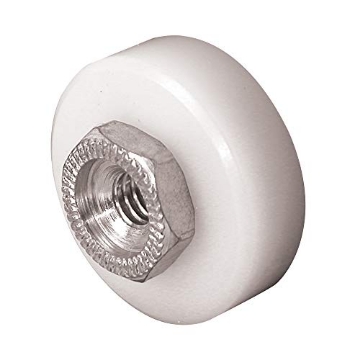 Picture of Prime B 629 Slide-Co 111492 Sliding Screen Door High Density Polyethylene Ball Bearing Roller and Threaded Hex Hub (2 Pack) (EA)