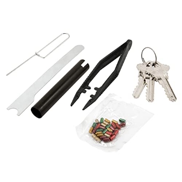 Picture of Prime E 2402 Prime-Line E 2402 Re-Keying Kit – Re-Key a Lock Kit with Pre-Cut Keys for Rekeying all your Locks to One Key, For Schlage Brand Locks, Type “C” 5-Pin Style Locks (1 Kit) (EA)