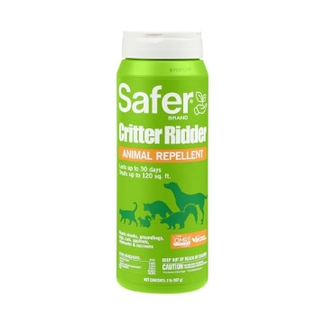 Picture of SAFER BRAND 5926 Safer Brand Critter Ridder Animal Repellent Granules - 2 LB Granules for Organic Pest Control - OMRI Listed for Organic Use - 5926 - Easy to Spread, Protect up to 120 Sq Ft - Repel with Scent & Taste (PK-6-EA)