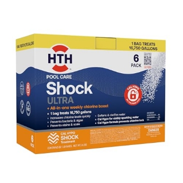 Picture of ARCH CHEMICAL 52040B HTH 52040B Swimming Pool Care Shock Ultra, Swimming Pool Chemical, Cal Hypo Formula, 1lb (6 Pack) (EA)
