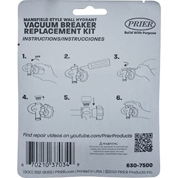 Picture of PRIER PRODUCTS INC 630-7500 Vacuum Breaker Service Parts Kit For Model No. 578 Series Wall Hydrants (EA)