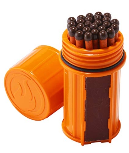 Picture of UCO MT-SM-CONT UCO Stormproof Match Kit with Waterproof Case, 25 Stormproof Matches and 3 Strikers - Orange (EA)