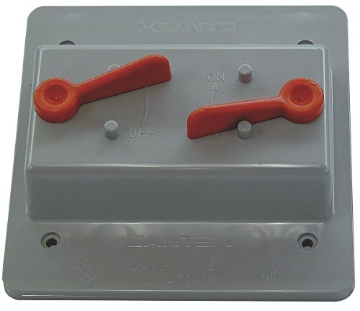 Picture of Cantex Industries 5133331B Cantex 5133331 Weatherproof Cover, PVC Boxes (EA)