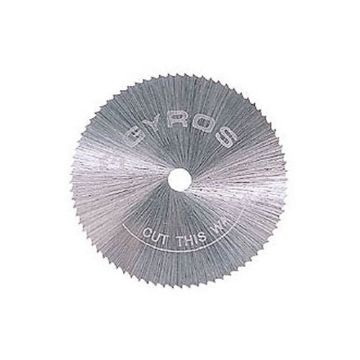 Picture of Gyros Tools 81-10715 Gyros Mini Circular Saw Blade, Fine-Teeth ¾ Inch Diameter, 60 Teeth Per Inch for Cutting of Wood, Plastic, and Soft Metals like Brass, Aluminum, and Copper. Compatible with Most Rotary Tools. 81-10715 (EA)