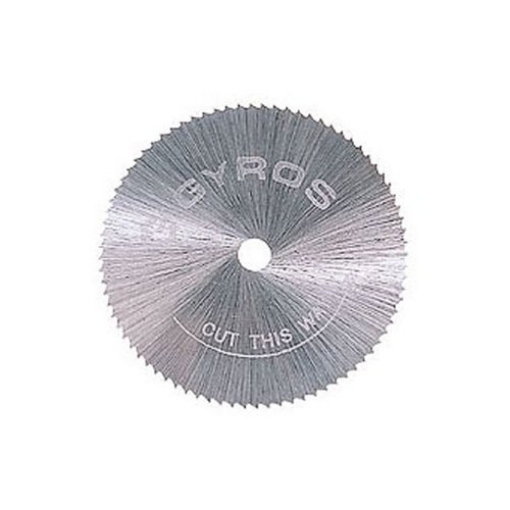 Picture of Gyros Tools 81-10715 Gyros Mini Circular Saw Blade, Fine-Teeth ¾ Inch Diameter, 60 Teeth Per Inch for Cutting of Wood, Plastic, and Soft Metals like Brass, Aluminum, and Copper. Compatible with Most Rotary Tools. 81-10715 (EA)