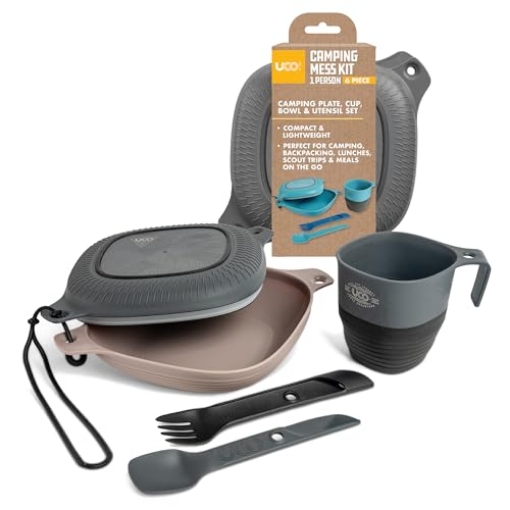 Picture of UCO F-MK-CORE6PC UCO 6-Piece Camping Mess Kit with Bowl, Plate, Collapsible Cup, and Switch Camping Spork (EA)