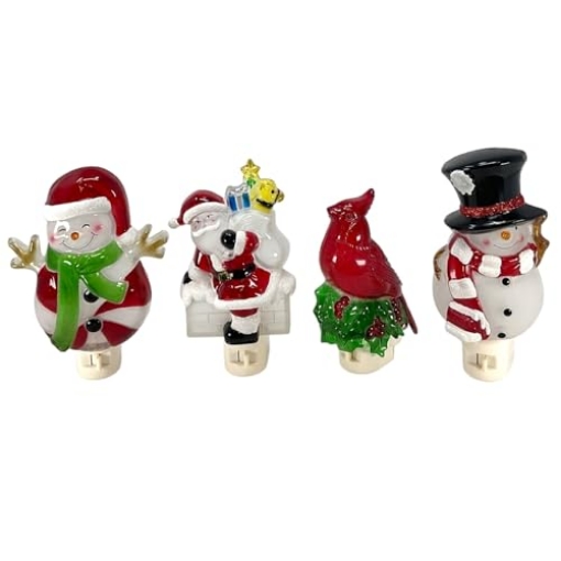 Picture of GERSON COMPANY/GIL DIVISION 2303390 GERSON 2303390 Indoor Christmas Decor Light, 6.3 Inch, Assorted (PK-12-EA)