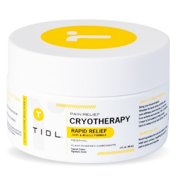 Picture of TIDL INC 850020158300 TIDL Cryotherapy Pain Relief Cream, 3 Oz, Targeted Neck Pain, Joint & Muscle Pain Relief with Organic, Plant-Based Menthol, Instant Cooling for Sport & Post Workout Full Body Recovery (EA)