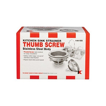 Picture of THE KEENEY MANUFACTURING COMPANY 1441SS Plumb Pak Basket Strainer 3-1/2 " Chrome Finish Boxed (EA)