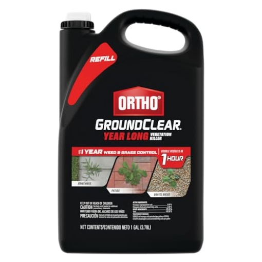 Picture of THE SCOTTS MIRACLE-GRO COMPANY 4659405 Ortho GroundClear Year Long Vegetation Killer Refill, Kills and Prevents Weeds Up to 12 Months, 1 gal. (EA)